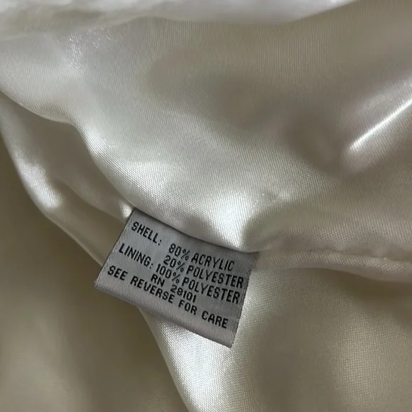 Short evening bolero faux fur jacket - Picture 4 of 6